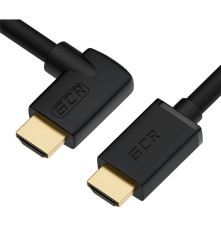 Кабель 1.0m HDMI 2.0, M/M правый угол, черный, HDR 4:2:2, Ultra HD, 4K 60 fps 60Hz/5K*30Hz, 3D, AUDIO, 18.0 Гбит/с, 28/28 AWG, GCR-52321