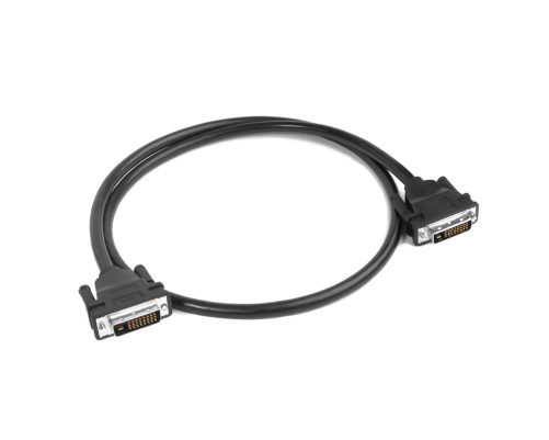 Кабель DVI-D 5.0m, черный, OD 8.5mm, 28/28 AWG, DVI/DVI, 25M/25M, GCR-DM2DMC-5.0m, двойной экран