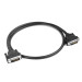 Кабель DVI-D 5.0m, черный, OD 8.5mm, 28/28 AWG, DVI/DVI, 25M/25M, GCR-DM2DMC-5.0m, двойной экран