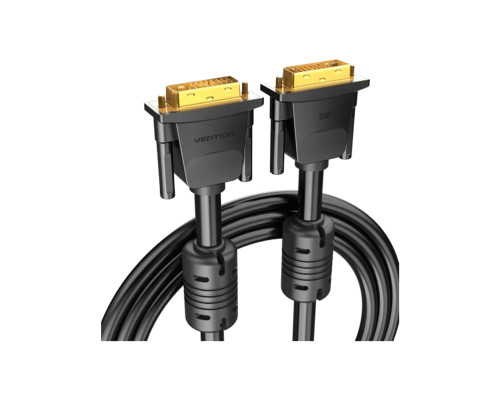 Кабель Vention DVI-I Dual link 24+5M/VGA 15M с ферритовым фильтром - 3м.