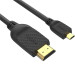 Кабель HDMI-19M --MicroHDMI-19M ver 2.0 1.5m VCOM <CG587-1.5M>