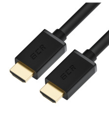 Кабель 1.5m HDMI версия 2.0, HDR 4:2:2, Ultra HD, 4K 60 fps 60Hz/5K*30Hz, 3D, AUDIO, 18.0 Гбит/с, 28/28 AWG, OD7.3mm, тройной экран, черный, GCR-HM411-1.5m