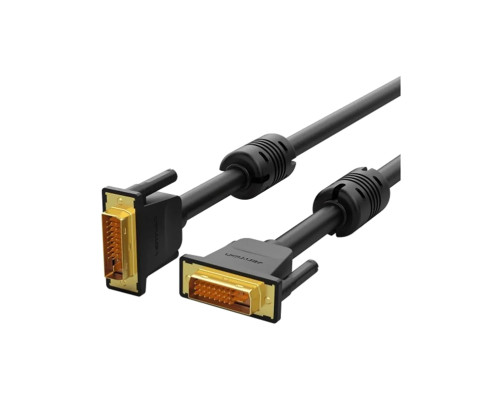 Кабель Vention DVI-I Dual link 24+5M/VGA 15M с ферритовым фильтром - 3м.