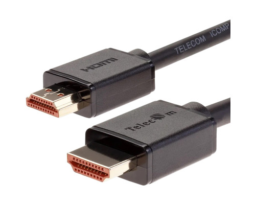 Кабель HDMI-19M --- HDMI-19M ver 2.0+3D/Ethernet ,3m, 2 фильтраTelecom <TCG215F-3M>