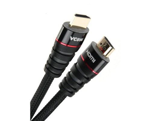 Кабель HDMI 19M/M ver. 2.0 черные коннекторы, 3m VCOM <CG526S-B-3M> Blister