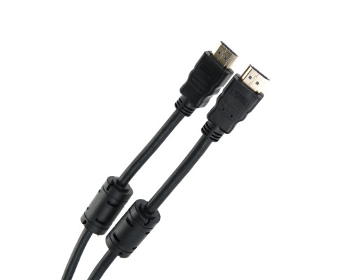 Кабель HDMI-19M --- HDMI-19M ver 2.0+3D/Ethernet,2 фильтра 3m Telecom <TCG200F-3M>