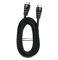 Кабель HDMI 19M/M ver. 2.0 черные коннекторы, 3m VCOM <CG526S-B-3M> Blister