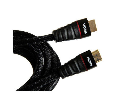 Кабель HDMI 19M/M ver. 2.0 черные коннекторы, 3m VCOM <CG526S-B-3M> Blister