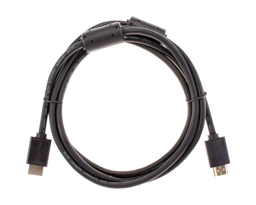 Кабель HDMI-19M --- HDMI-19M ver 2.0+3D/Ethernet ,2m, 2 фильтраTelecom <TCG215F-2M>