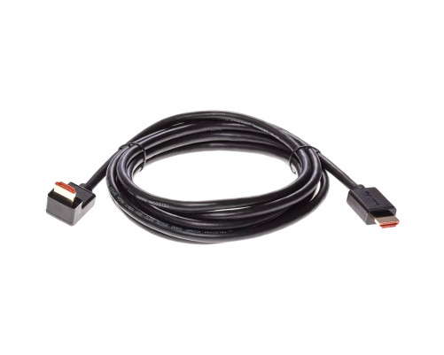 Кабель HDMI---HDMI ver 2.0 угловой коннектор 90град  3м,Telecom <TCG225-3M>