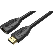 Кабель удлинительный Vention HDMI High speed v1.4 with Ethernet 19F/19M - 5м Black Edition