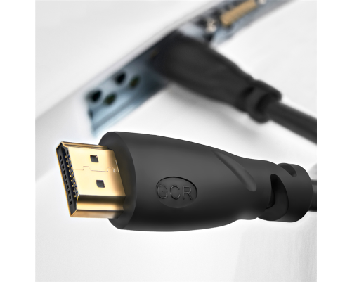 Кабель 0.3m, HDMI версия 2.0 HDR 4:2:2, Ultra HD, 4K 60 fps 60Hz/5K*30Hz, 3D, AUDIO, 18.0 Гбит/с, 28/28 AWG, OD7.3mm, тройной экран, черный, GCR-HM311-0.3m