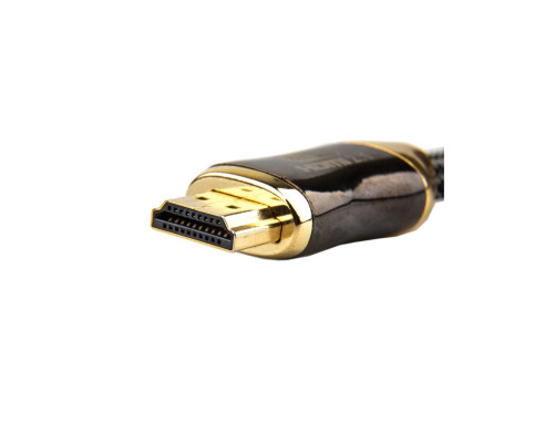 Кабель HDMI 19M/M,ver. 2.1, 8K@60 Hz 2m метал разъемы, нейлоновая оплетка Telecom <TCG300-2M>