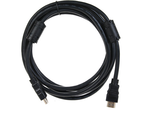 Кабель HDMI-19M --- HDMI-19M ver 2.0+3D/Ethernet,2 фильтра 3m Telecom <TCG200F-3M>