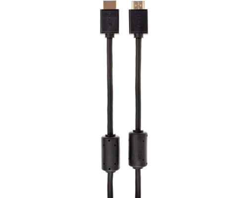 Кабель HDMI-19M --- HDMI-19M ver 2.0+3D/Ethernet ,3m, 2 фильтраTelecom <TCG215F-3M>