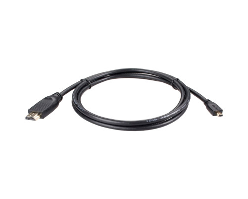 Кабель HDMI-19M --MicroHDMI-19M ver 2.0 1.5m VCOM <CG587-1.5M>