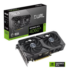 Видеокарта ASUS NVIDIA GeForce DUAL-RTX4060TI-8G-EVO 8GB, GDDR6/128-bit, PCIe 4.0, 1xHDMI 2.1, 3xDP, 2.5-slot  90YV0J48-M0NA00