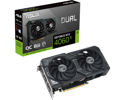 Видеокарта ASUS Dual GeForce RTX 4060 Ti OC Edition 8GB GDDR6