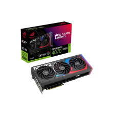 Видеокарта ASUS NVIDIA GeForce ROG-STRIX-RTX4070TISO16G-GAMING 16GB, GDDR6X/256-bit, PCIe 4.0, 2xHDMI 2.1, 3xDP, 3.2-slot  90YV0KG0-M0NA00