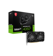 Видеокарта MSI NVIDIA GeForce RTX 4060 Ti VENTUS 2X BLACK 8G 8GB, GDDR6/128-bit, PCIe 4.0, 1xHDMI 2.1, 3xDP, 2.2-slot