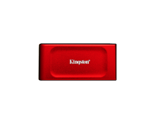 Внешний накопитель SSD Kingston XS1000, 1TB, Type-C/A, USB 3.2 Gen 2, R/W 1050/1000MB/s, 70x33x14mm, 29g., Red