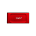 Внешний накопитель SSD Kingston XS1000, 1TB, Type-C/A, USB 3.2 Gen 2, R/W 1050/1000MB/s, 70x33x14mm, 29g., Red