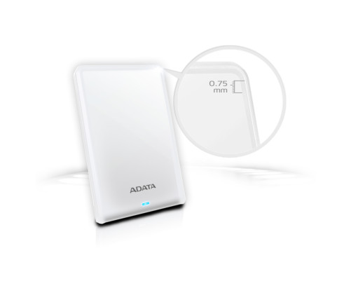 Внешний жёсткий диск 1TB ADATA HV620S (White), USB 3.2 Gen1, AHV620S-1TU31-CWH