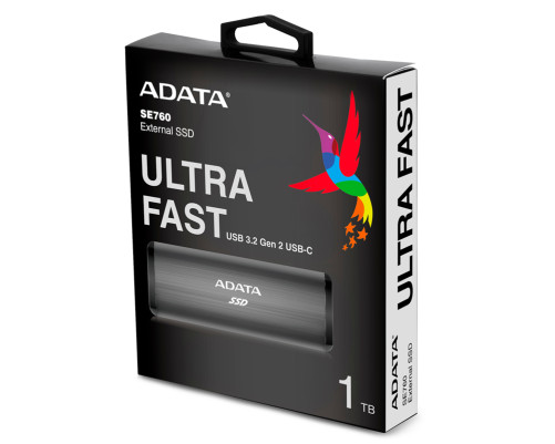 Внешний накопитель SSD ADATA SE760, 1TB, USB 3.2