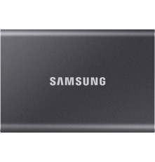 Внешний накопитель SSD Samsung T7, 500GB, Type-C, USB 3.2 Gen2, R/W 1050/1000MB/s, 85x57x8mm, Titan Gray 