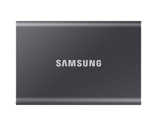 Внешний накопитель SSD Samsung T7, 500GB, Type-C, USB 3.2 Gen2, R/W 1050/1000MB/s, 85x57x8mm, Titan Gray