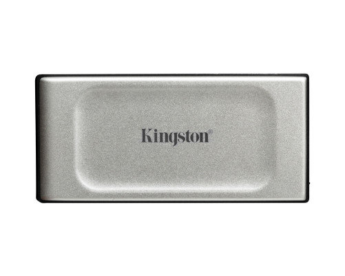 Внешний накопитель SSD Kingston XS2000, 500GB, USB 3.2, серебристый