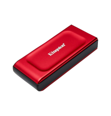 Внешний накопитель SSD Kingston XS1000, 1TB, Type-C/A, USB 3.2 Gen 2, R/W 1050/1000MB/s, 70x33x14mm, 29g., Red