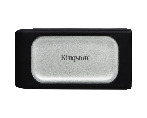 Внешний накопитель SSD Kingston XS2000, 500GB, USB 3.2, серебристый