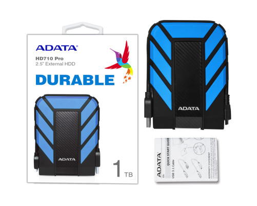 Внешний жесткий диск 1TB ADATA HD710 Pro (Blue) AHD710P-1TU31-CBL