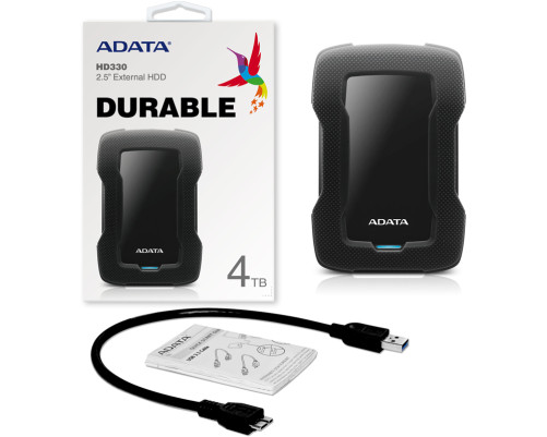 Внешний жесткий диск 4TB ADATA HD330 (Black) AHD330-4TU31-CBK