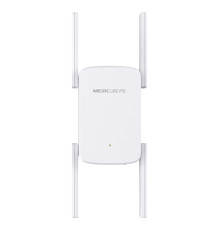 Усилитель/повторитель Wi-Fi Mercusys ME50G, до 600 Мбит/с на 2,4 ГГц + до 1300 Мбит/с на 5 ГГц, 4 фикс. внешние антенны, 1 гиг. порт, подключение к настенной розетке