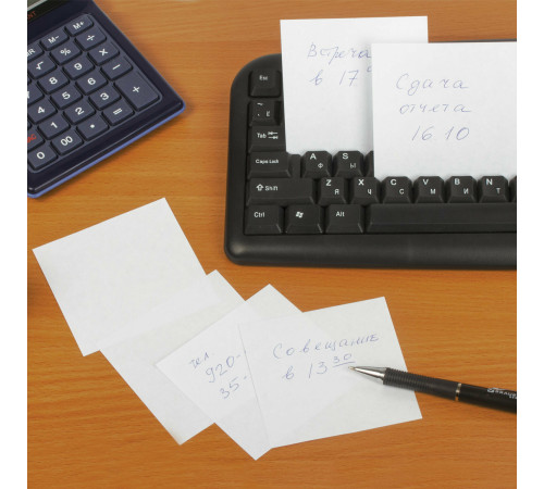 Блок для записей STAFF, непроклеенный, куб 9×9х5 см, белизна 70-80%