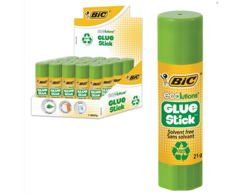 Клей-карандаш BIC ECOlutions с ароматом яблока