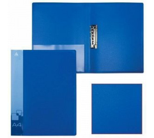 Папка с боковым металлическим прижимом БЮРОКРАТ