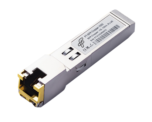 Трансивер Fibertrade FT-SFP-Copper-1000, 1G, SFP, RJ45/CU, 100m, (прошивка Cisco) OEM