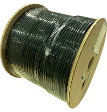 Кабель витая пара TWT F/UTP, cat.5, 4 pair, 24 AWG, LSZH, 305 м, черный