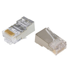 Коннектор RJ-45s 8P8C cat.5e, экранированный, RND, 100шт., CommScope