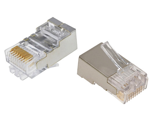 Коннектор RJ-45s 8P8C cat.5e, экранированный, RND, 100шт., CommScope