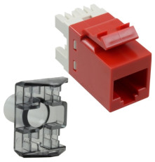 Модуль SL, кат.6, RJ45, неэкранированный, красный, CommScope