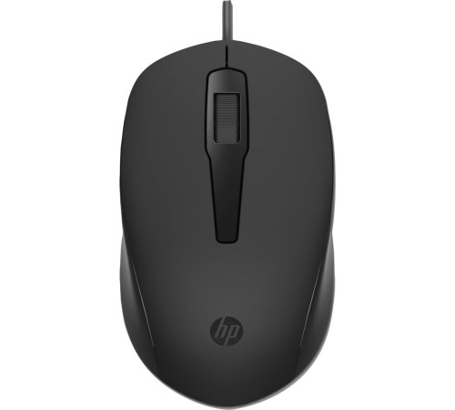 Мышь проводная HP 150, 3 кнопки, 1600 dpi, черный