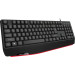Клавиатура проводная Defender Atom HB-546 RU,104+FN, 1.8 м, черный