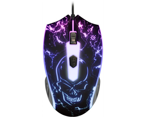 Мышь проводная игровая Defender Overmatch GM-069, 4 кнопки, 2400 dpi, черный Мышь проводная игровая Defender Overmatch GM-069, 4 кнопки, 2400 dpi, черный