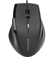 Мышь проводная Defender Accura MM-362,6 кнопок, 800-1600 dpi,  черный