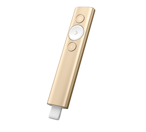 Презентер Logitech SPOTLIGHT GOLD R-R0011, золотистый