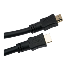 Кабель HDMI Cablexpert CC-4L-15M, черный, серия Light (CCS), 15 м, HDMI 2.0, 19M/19M, позол. контакты, экран